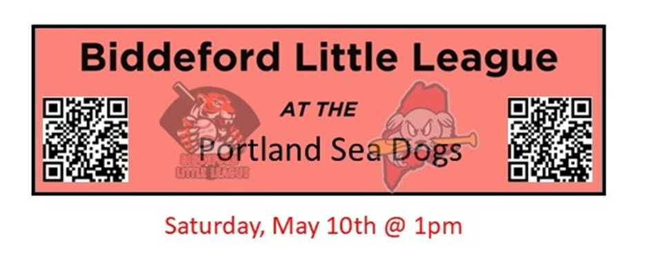 Portland Sea Dogs & Biddeford Little League Night!